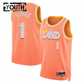 Maillot NBA Cleveland Cavaliers Max Strus Nike 2025-26 City Edition Orange Swingman - Enfant